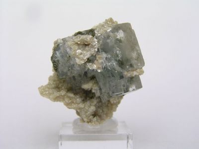 Fluorit, muskovit - Yaogangxian, Hunan, Čína
